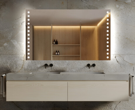 Miroir LED Éclairé Par Batterie L06