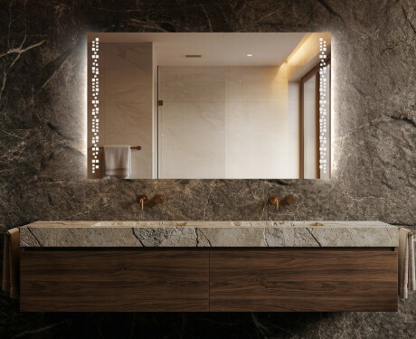 Miroir LED Éclairé Par Batterie L38