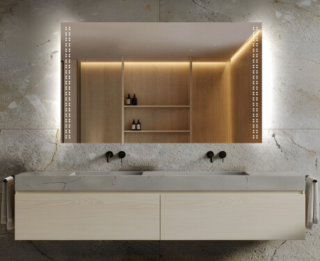 Miroir LED Éclairé Par Batterie L55