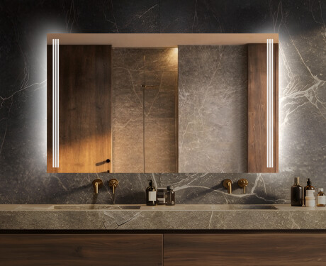 Miroir LED Éclairé Par Batterie L131