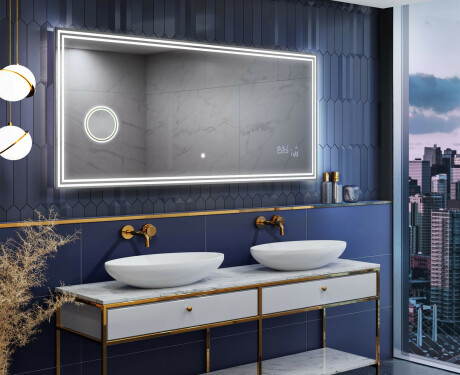 Miroir Avec LED Illumination Salle De Bain - SlimLine L57