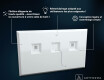 Miroir Avec LED Illumination Salle De Bain - SlimLineL78 #3