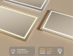 Miroir rectangulaire sur mesure – Illumination LED pour Salle de Bain 120x70cm avec lumière LED froide 7000K, lumière chaude 3000K ou lumière neutre 4500K #3