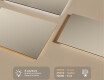 Miroir rectangulaire sur mesure – Illumination LED pour Salle de Bain 120x70cm avec lumière LED froide 7000K, lumière chaude 3000K ou lumière neutre 4500K #3