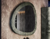 Miroir irrégulier avec un cadre en pierre naturelle L296 #4