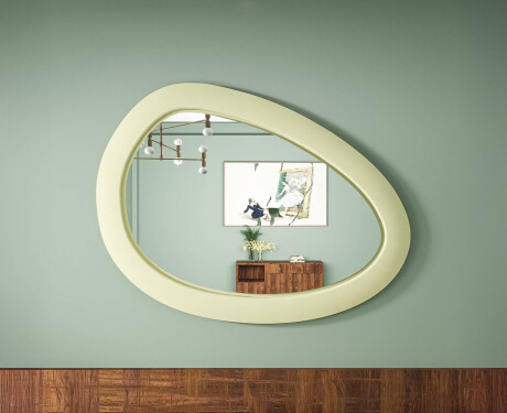 Miroir LED asymétrique avec cadre en MDF L310 #7