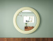 Miroir LED en MDF dans un cadre rond laqué L306 #8