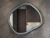 Miroir LED en forme de losange avec cadre en MDF laqué L309 #7