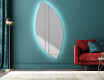 Miroir de salle de bains LED de forme irrégulière L221