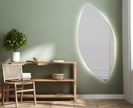 Miroir de salle de bains LED de forme irrégulière L221 #2