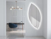 Miroir de salle de bains LED de forme irrégulière L221 #5