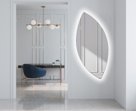 Miroir de salle de bains LED de forme irrégulière L221 #5