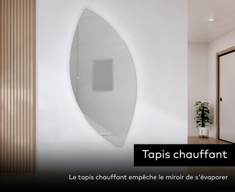 Miroir de salle de bains LED de forme irrégulière L221 #8
