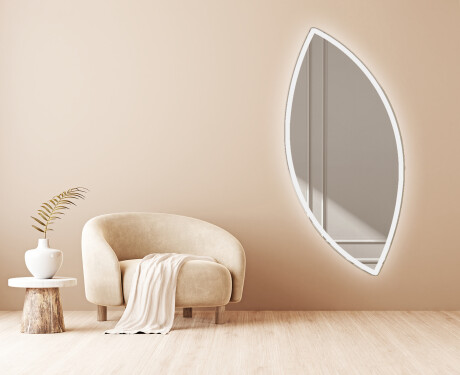 Miroir asymétrique avec lumiere LED L222 #4