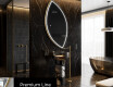 Miroir de salle de bains LED de forme irrégulière L223 #4