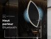 Miroir de salle de bains LED de forme irrégulière L223 #6