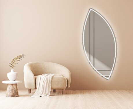Miroir asymétrique avec lumiere LED L223 #4
