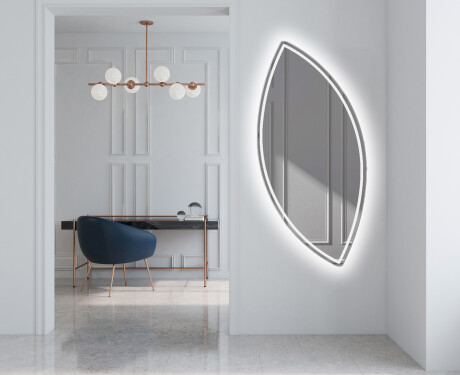 Miroir asymétrique avec lumiere LED L223 #5