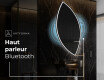 Miroir de salle de bains LED de forme irrégulière L223 #5
