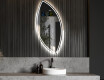 Miroir asymétrique avec lumiere LED L223 #6