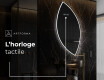 Miroir asymétrique avec lumiere LED L223 #7