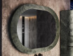 Miroir de salle de bain avec un revêtement en pierre stratifiée L295 #4