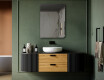 Miroir mural arrondie vertical L202