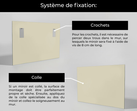 Miroir mural irrégulière L210 #3