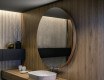 Miroir mural avec cadre rond L203