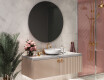 Miroir mural avec cadre rond L203 #6