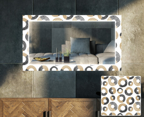 Miroir Décoratif Avec Rétroéclairage LED Pour Le Salon - Donuts
