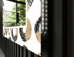 Miroir Décoratif Avec Rétroéclairage LED Pour Le Salon - Donuts #11