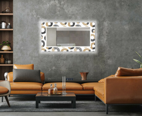 Miroir Décoratif Avec Rétroéclairage LED Pour Le Salon - Donuts #5