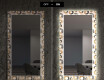 Miroir Décoratif Avec Rétroéclairage LED Pour Le Salon - Donuts #7