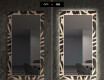 Miroir Décoratif Avec Rétroéclairage LED Pour Le Salon - Lines #7