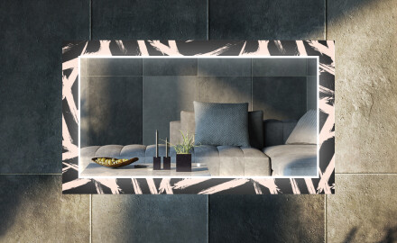 Miroir Décoratif Avec Rétroéclairage LED Pour Le Salon - Lines
