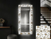 Miroir Décoratif Avec Éclairage LED Pour L'entrée - Golden Flowers