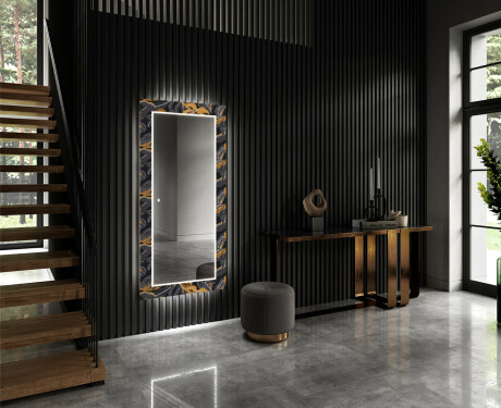 Miroir Décoratif Avec Éclairage LED Pour L'entrée - Autumn Jungle #2