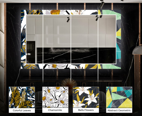 Miroir Décoratif Avec Éclairage LED Pour L'entrée - Autumn Jungle #6