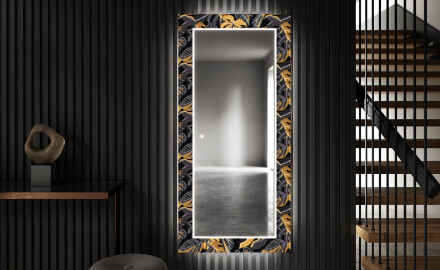 Miroir Décoratif Avec Éclairage LED Pour L'entrée - Autumn Jungle
