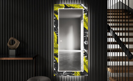 Miroir Décoratif Avec Éclairage LED Pour L'entrée - Gold Jungle