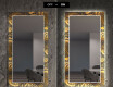 Miroir Décoratif Avec Éclairage LED Pour L'entrée - Ancient Pattern #7