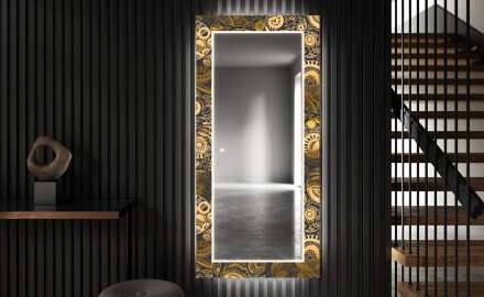 Miroir Décoratif Avec Éclairage LED Pour L'entrée - Ancient Pattern
