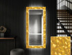 Miroir Décoratif Avec Éclairage LED Pour L'entrée - Gold Triangles