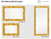 Miroir Décoratif Avec Éclairage LED Pour L'entrée - Gold Triangles #6