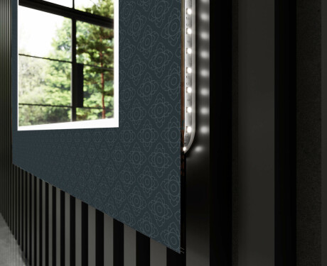 Miroir Décoratif Rétroéclairé Pour La Salle De Bains - Elegant #11