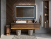 Miroir Décoratif Rétroéclairé Pour La Salle De Bains - Elegant #12