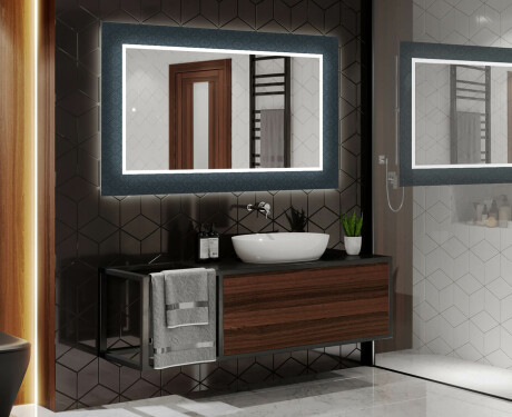 Miroir Décoratif Rétroéclairé Pour La Salle De Bains - Elegant #2