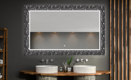 Miroir Décoratif Rétroéclairé Pour La Salle De Bains - Gohtic