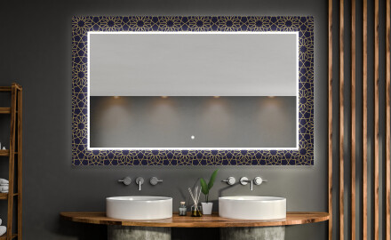 Miroir Décoratif Rétroéclairé Pour La Salle De Bains - Ornament